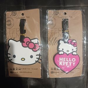 2 Hello Kitty Luggage Tags